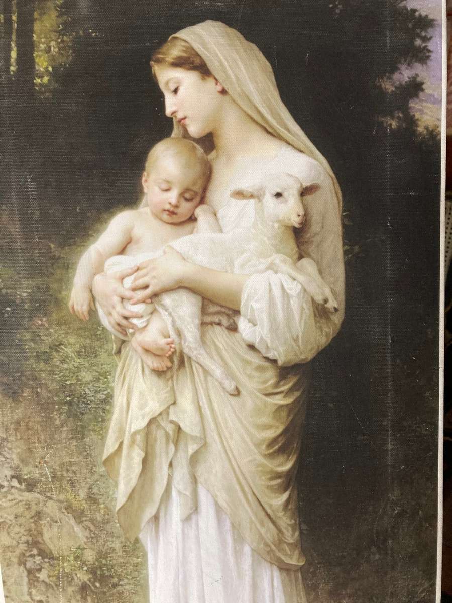 LARGE BLOCK MOUNTED PRINT -UNFRAMED