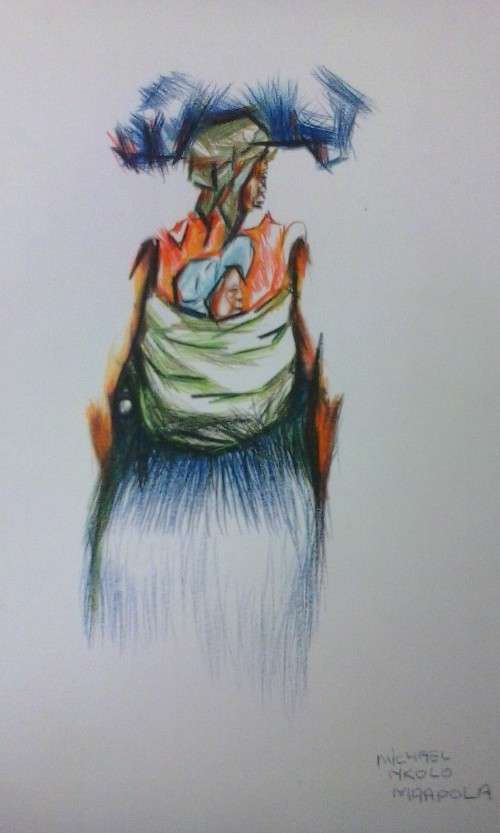 Micheal Nkolo Maapola - Original and Signed