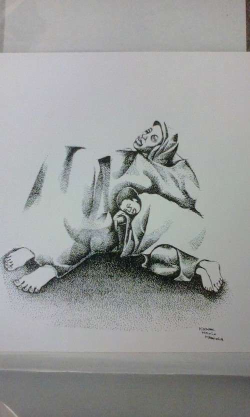 Micheal Nkolo Maapola - Original and Signed