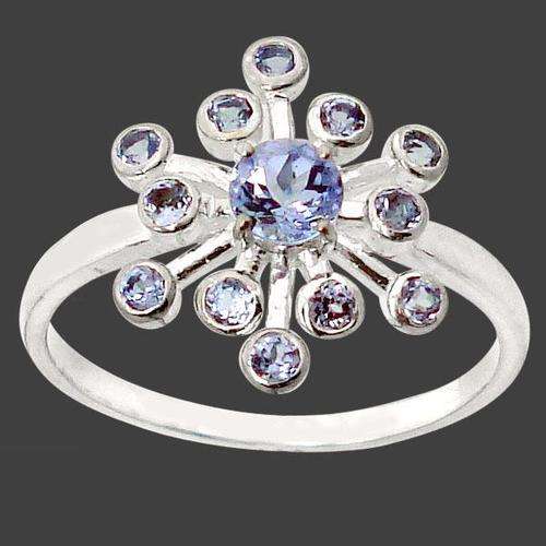 1.87cts 100% REAL BLUE TANZANITES RING .925 S/Silver, UK Size 8 R 13'925.00 - IN STOCK