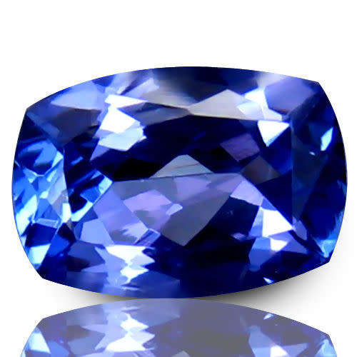 1.33ct ELEGANT!!!! 100% AAA Natural TANZANITE Purplish Blue - VVS