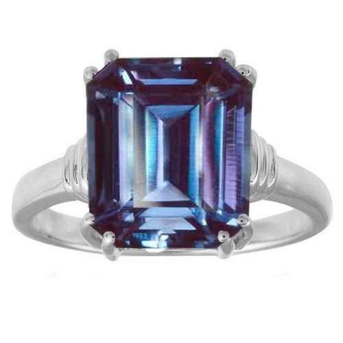 5.14ct OUTSTANDING SCARCE ITEM!!! 100% GENUINE Natural FLUORITE Blue to Purplish Red/Change Colour