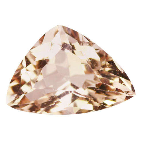 1.23ct - WORLD GRADE - 100% Natural Salmon Peach Pink MORGANITE - Eye Clean