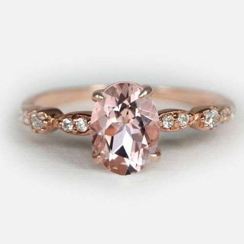 1.76cts - WORLD GRADE - 100% Natural Salmon Peach Pink MORGANITE - Eye Clean