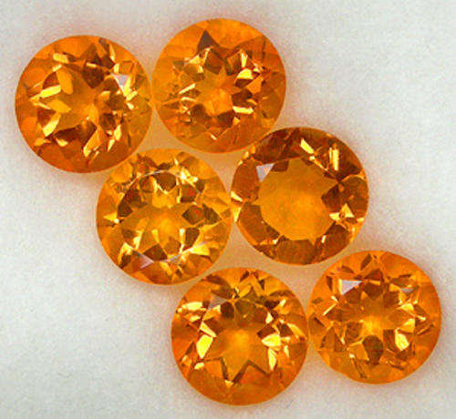 AWESOME PAIRS!! 2.58cts GENUINE Classic Golden Honey Orange CITRINE - Brazil - 3 SETS AVAILABLE!
