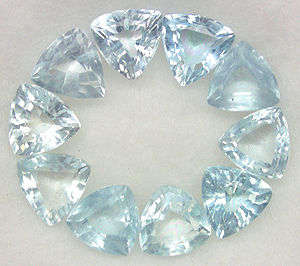 BEYOND DAZZLING PAIRS!! 4.58cts Natural Rich Sky Mint Blue Aquamarine - Combined - 5 SETS AVAILABLE