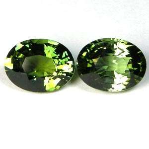 BEAUTIFUL PAIR TOURMALINES!!! 1.80ct AAA++ GENUINE Bright Tropical Seafoam Green - NIGERIA