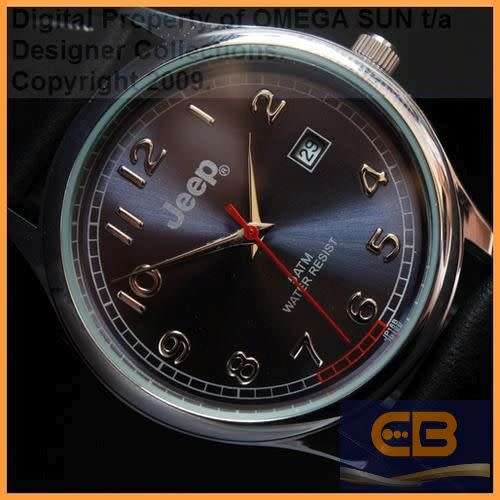 Jeep Men's Watch - New but selling as secondhand because battery and band needs replacing