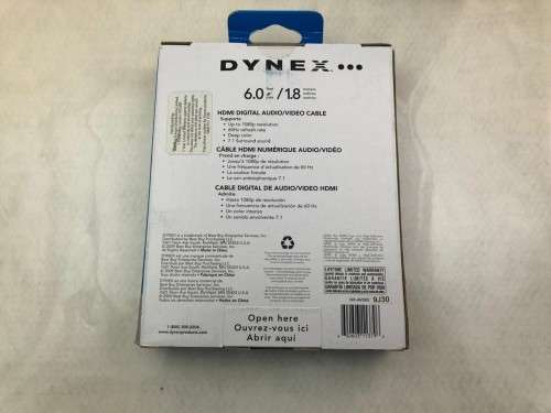 Dynex branded HDMI cable
