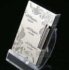 NEW S.T. DUPONT SiLVER LIGHTER - PARIS FRANCE