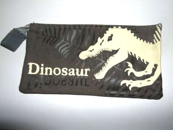 Glow-In-The-Dark Dinosaur Twin Compartment Stationary Bag *Crazy R1 Auction* (No Reserve)