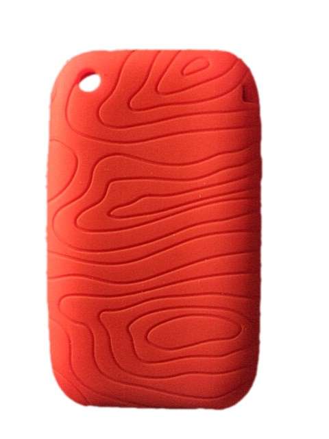 GeoScape Silicone Cover for iPhone 3G / 3GS (Red)
