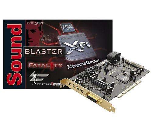 Creative Sound Blaster X-Fi XtremeGamer Fatal1ty Sound Card