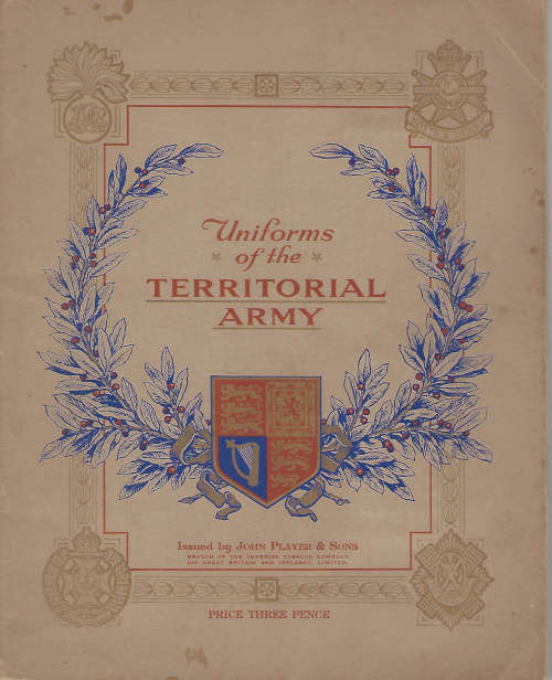 Uniforms of the Territorial Army (Complete Album with full set of  Cigarette Cards)
