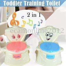 Music Girl Boy Kids Baby Potty Chair Seat Urinal Kid Toilet Training Trainer