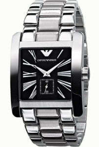 Emporio Armani Mens Stainless Steel Watch AR0181