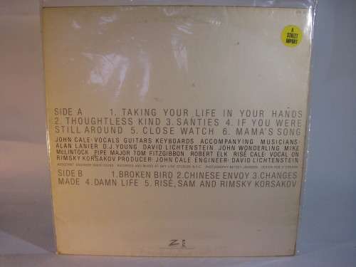 John Cale - Music for a new society (Vintage LP, 12", Record)