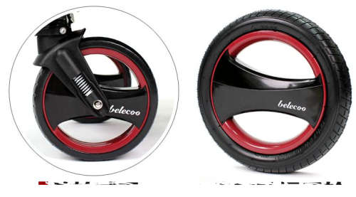 Original Belecoo Baby Stroller 2 in 1 Wine Red Color