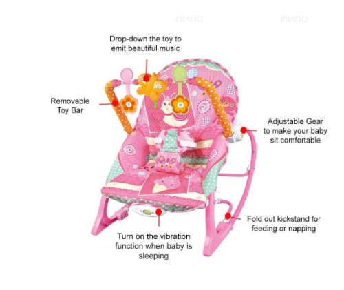 New Toddler Baby Rocker {Pink}