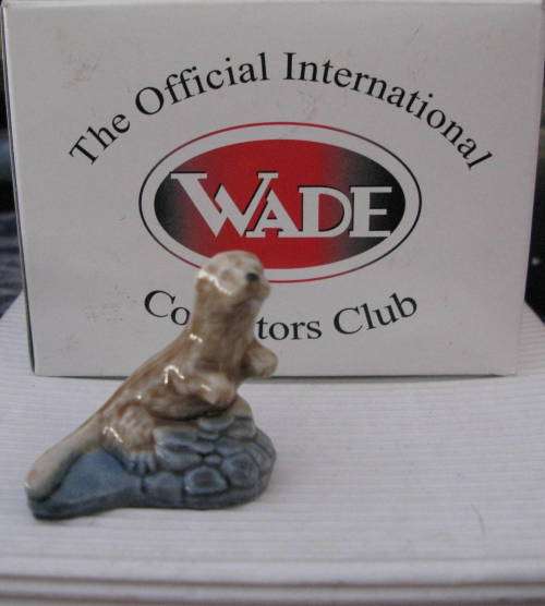 Wade Whimsie Land Set 5 Otter from 1987 British Wildlife - 2002 Value @ $28