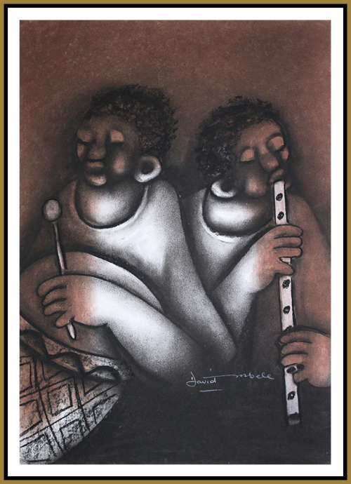 David Mbele - Illustrated Artwork - SOWETO GOLD !!