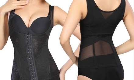 Over the shoulder Cincher - Black