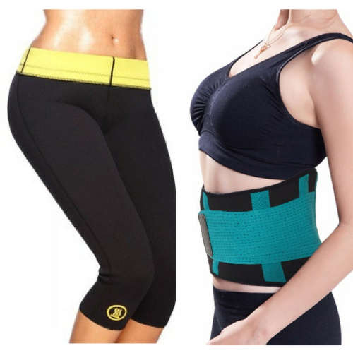 Hot Shaper Pants with Waist Trimmer Belt