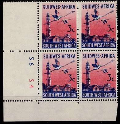 SWA 1961 Definitive 3c Cyl blk (Wmk CoA), VF UM