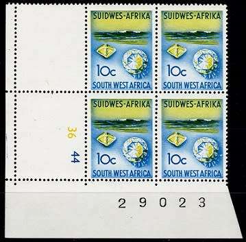 SWA 1968-72 10c Defin (Harrison paper) Cyl Blk, VF UM