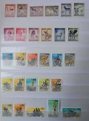 SWA 1937-88 Small collection in 16 pg Stock book, mostly UM