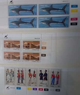Ciskei 1981-88 Cyl Blks / Strips in one album, VF UM