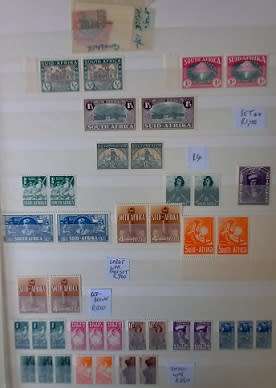 SA Union + RSA 1910-1988 singles in one album, mostly VF UM