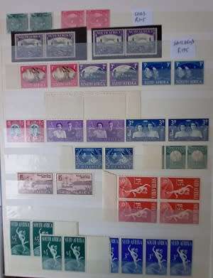 SA Union + RSA 1910-1988 singles in one album, mostly VF UM