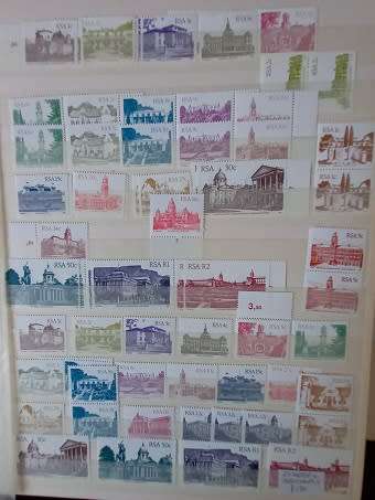 SA Union + RSA 1910-1988 singles in one album, mostly VF UM