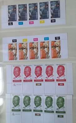 RSA, SWA & Homelands mixed Cyl Blks + M/Sheets MM (in margins) & UM