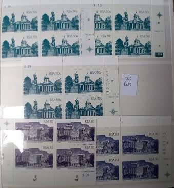 RSA 3rd, 4th & 5th Defin Cyl Blks some with many duplicates, VF UM