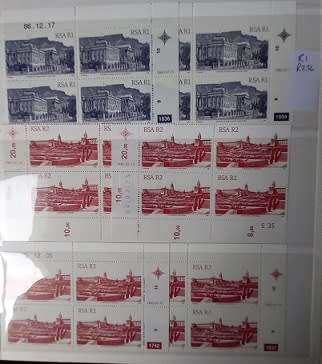 RSA 3rd, 4th & 5th Defin Cyl Blks some with many duplicates, VF UM