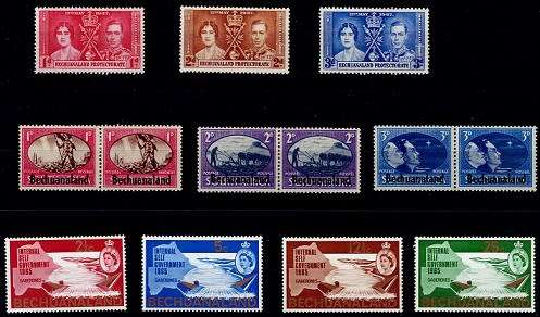 Bechuanaland 1937-65 Selection of sets VF MM
