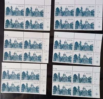 RSA 3rd, 4th & 5th Defin Cyl Blks some with many duplicates, VF UM