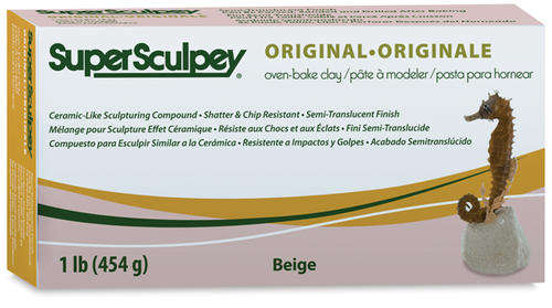 Super Sculpey Polymer Clay 1 lb box