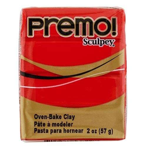 Sculpey Premo Polymer Clay - Cadmium Red