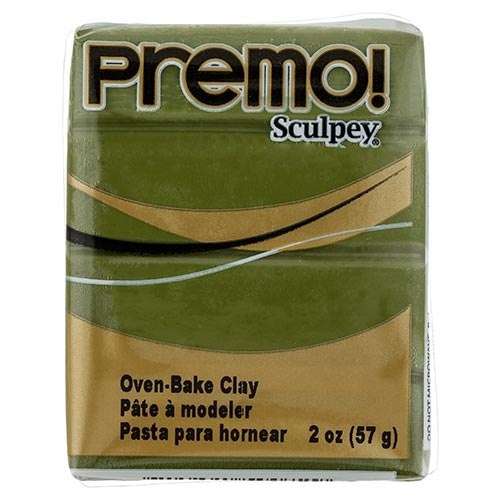 Sculpey Premo Polymer Clay - Spanish Olive