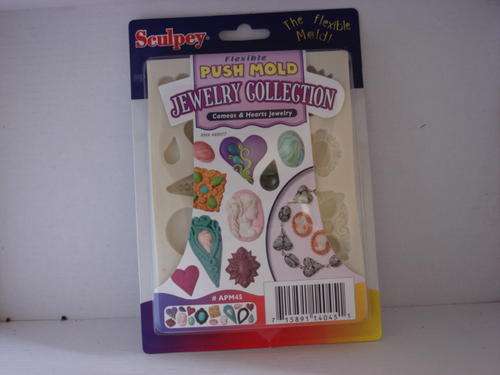 Sculpey Flexible Rubber Moulds - Cameo & Hearts