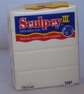 Sculpey 111 Polymer Clay - VANILLA CREME 1207