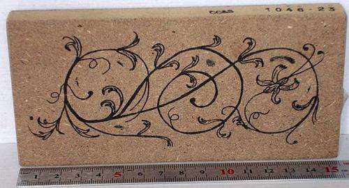 Rubber Craft Stamps - Flourish