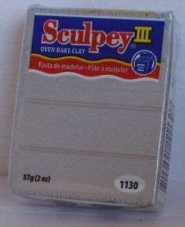 Sculpey 111 Polymer Clay - Silver