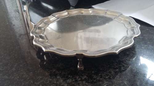 Stunning 925 sold sterling Silver tray