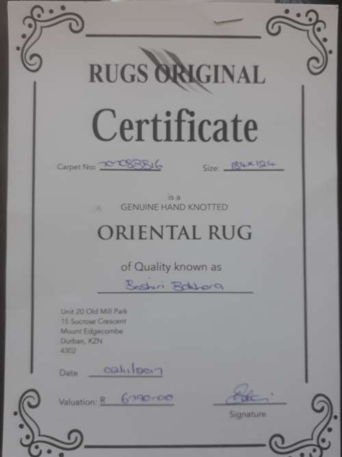 Persian rug Stunning Beshiri Bokhara gold