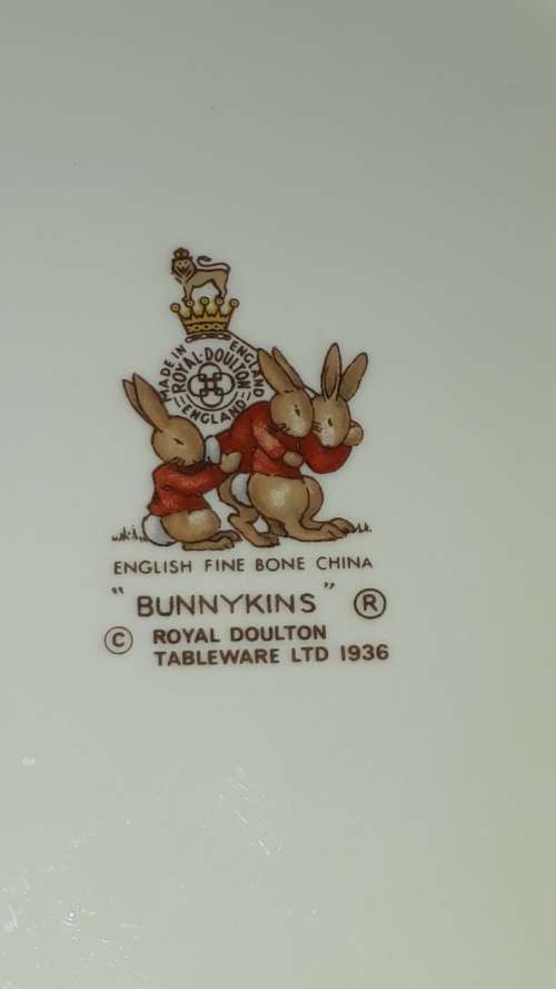 4 items 1950 royal doulton bunnykins Barbara Vernon