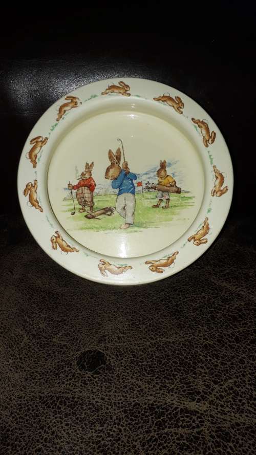 4 items 1950 royal doulton bunnykins Barbara Vernon